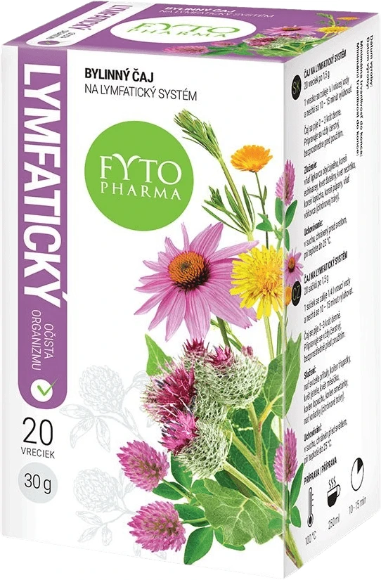 Fyto Pharma Ceai pe bază de plante pentru sistemul limfatic 20 x 1,5 g