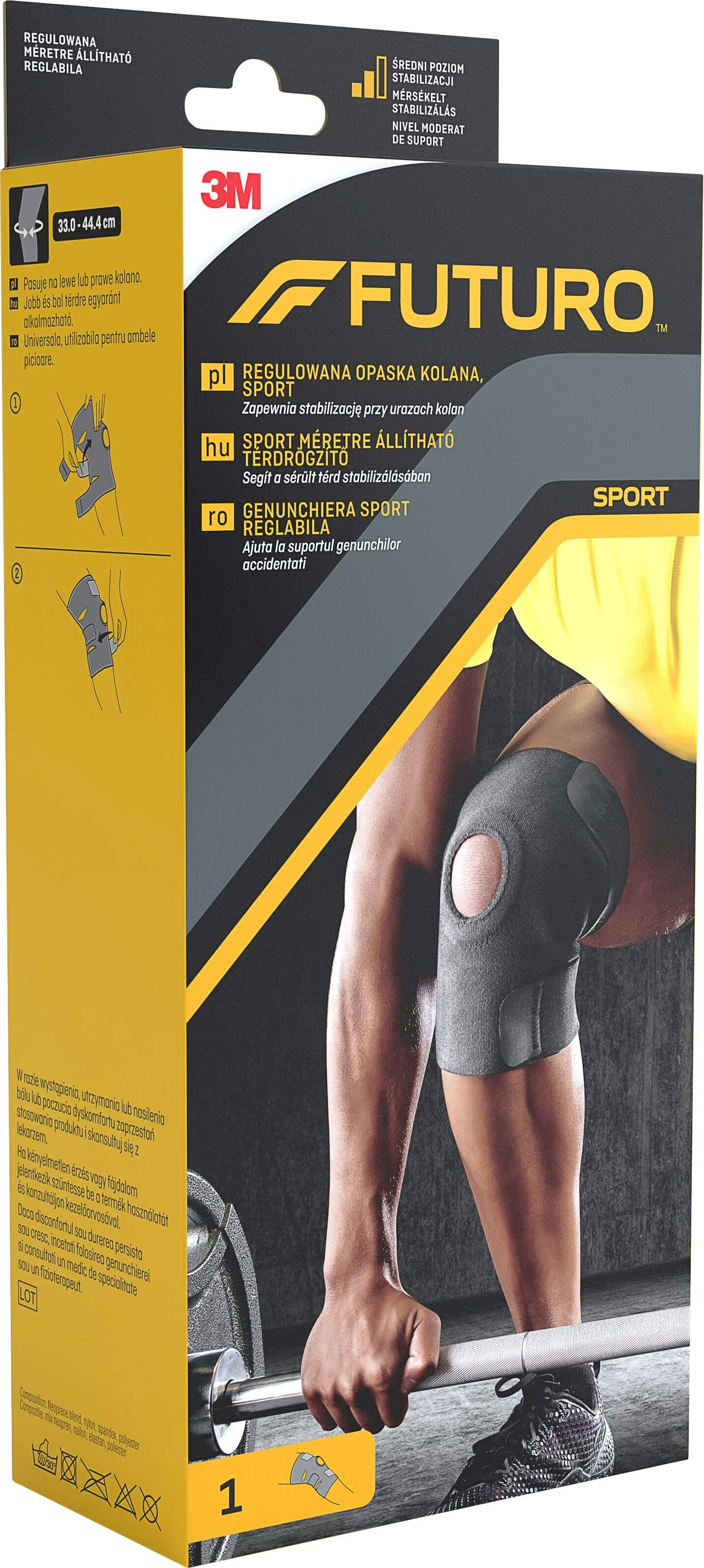 3M Futuro SPORT Bandaj pentru genunchi dimensiune universală