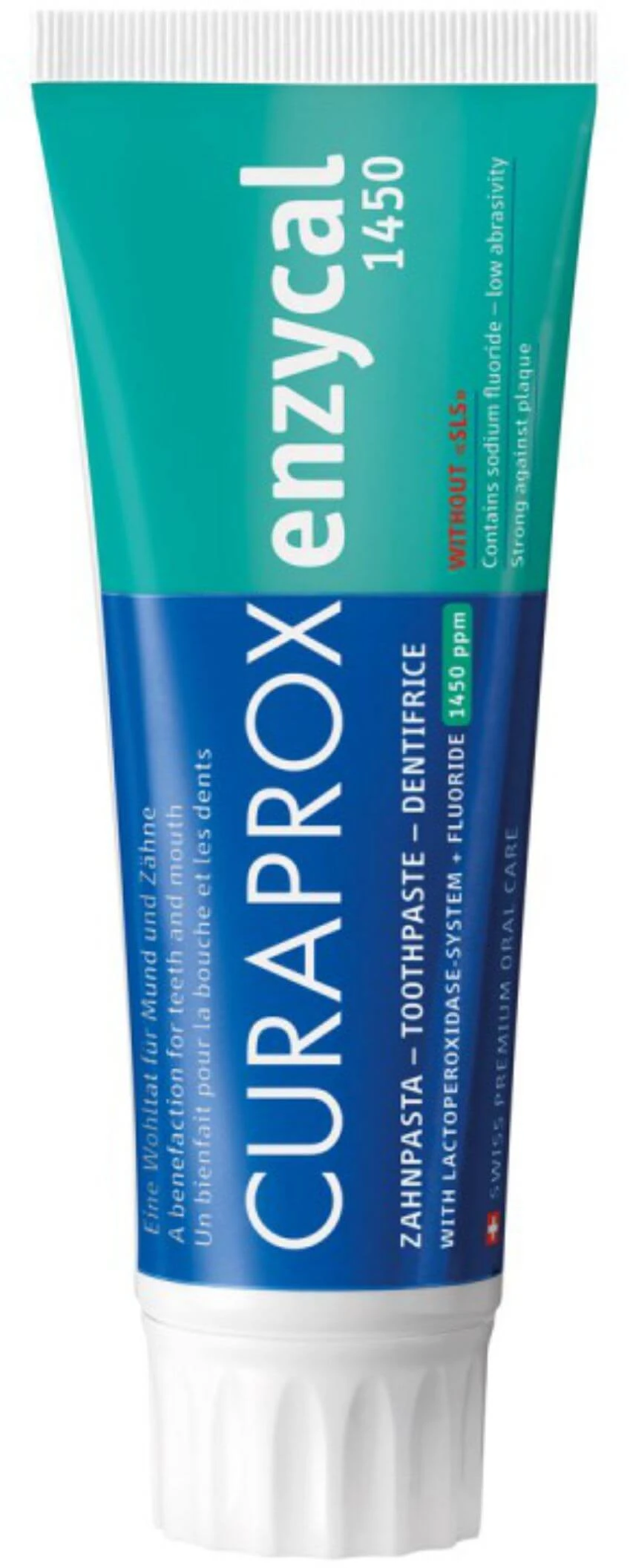 Curaprox Enzycal 1450 ppm pastă de dinți 75 ml