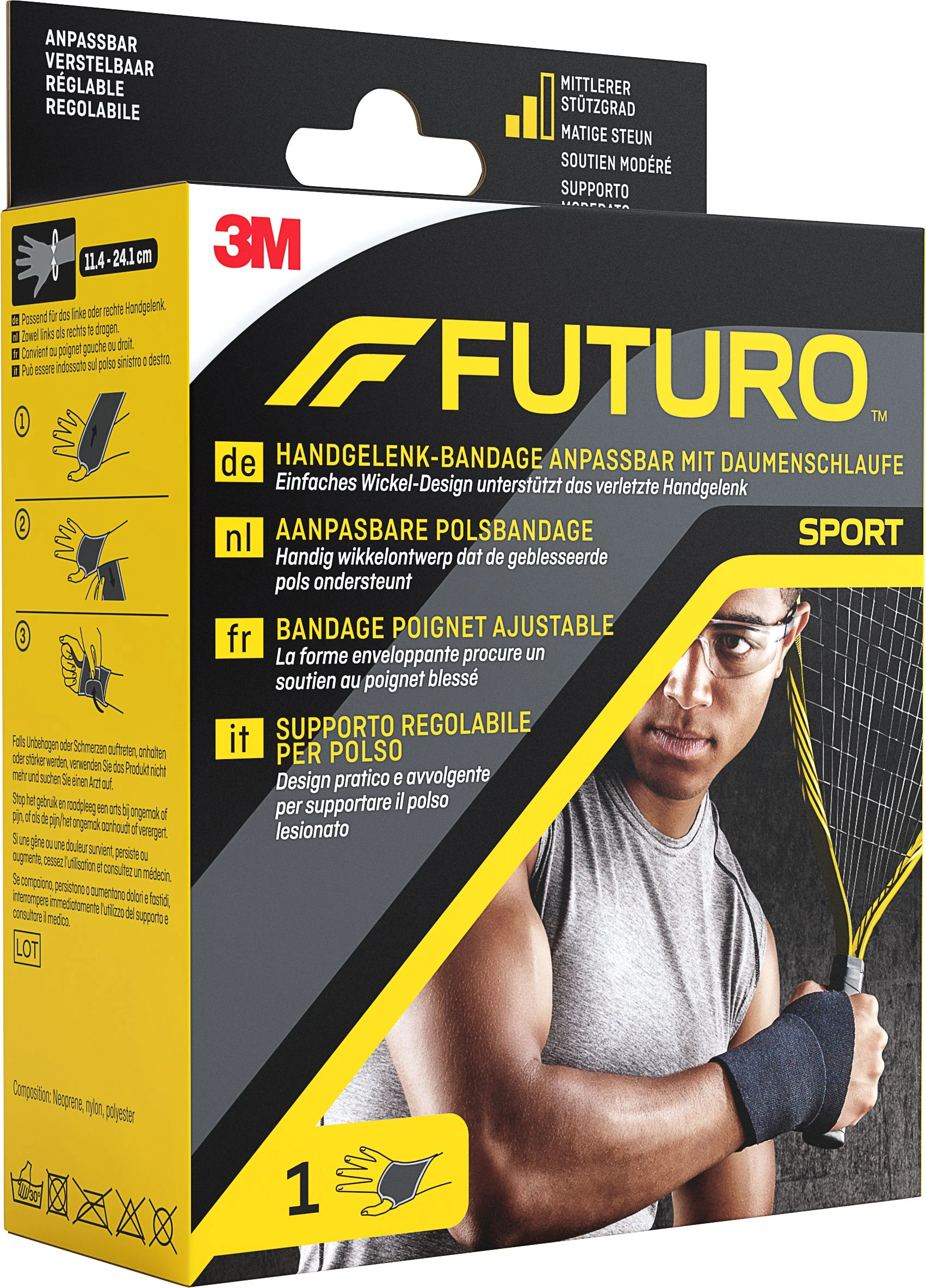 3M Futuro SPORT Suport reglabil pentru încheietura mâinii