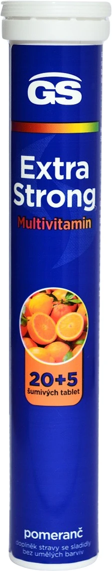 GS Extra Strong Multivitamin orange 20+5 comprimate efervescente