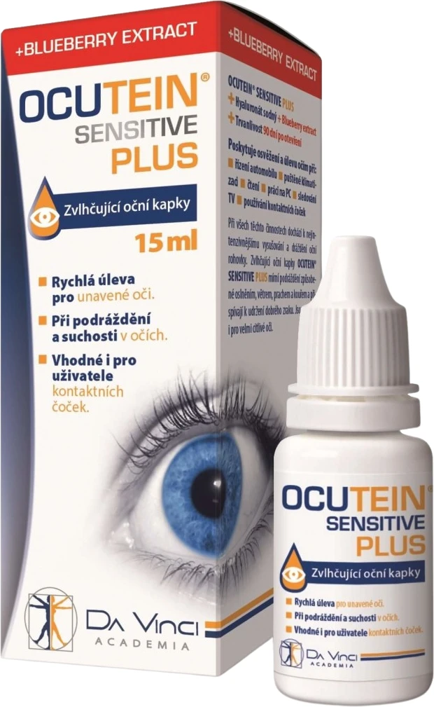 Ocutein Sensitive Plus Picături hidratante pentru ochi 15 ml
