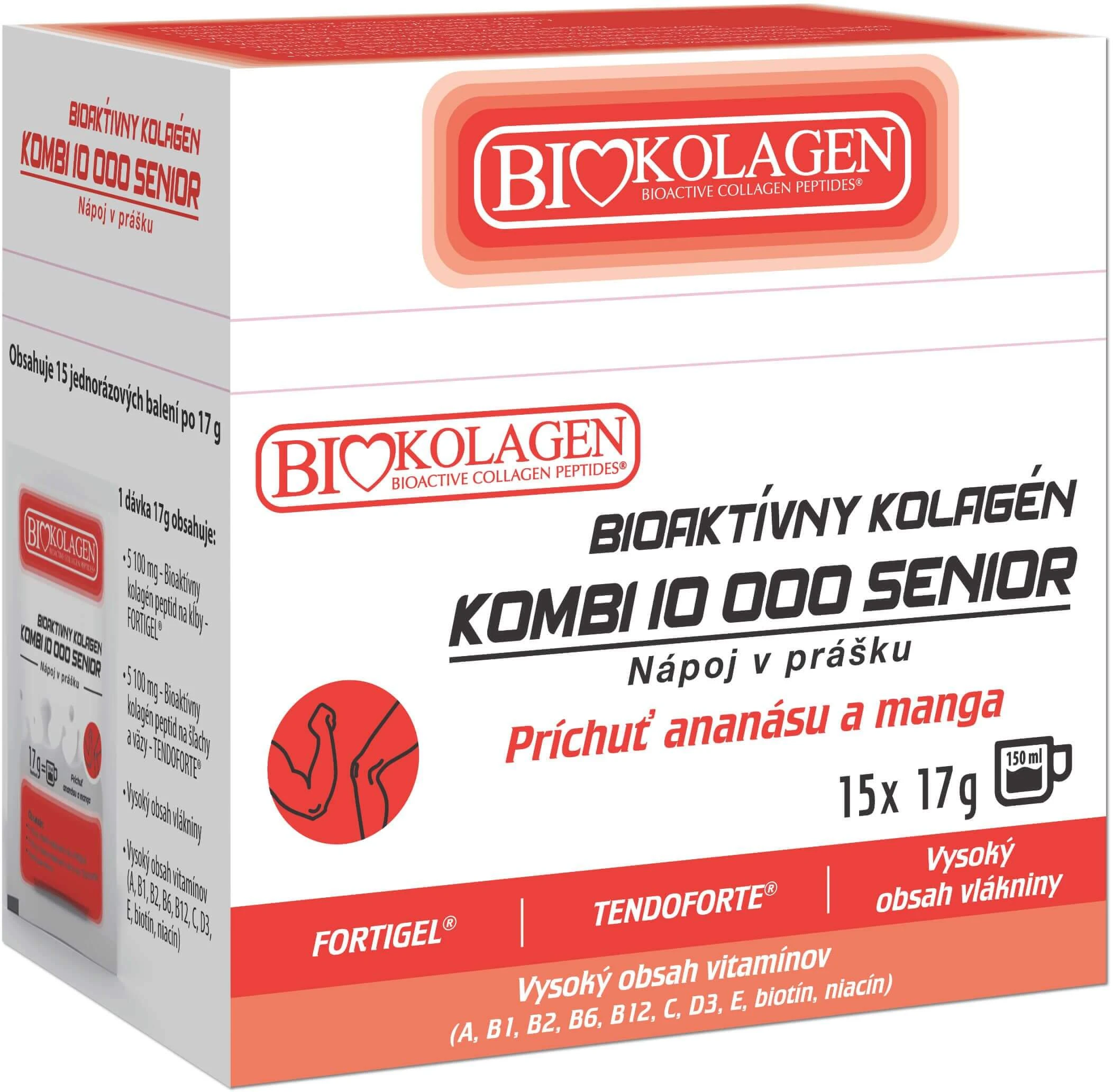 ASP Biocollagen Kombi 10 000 Senior pliculețe 15 x 17 g