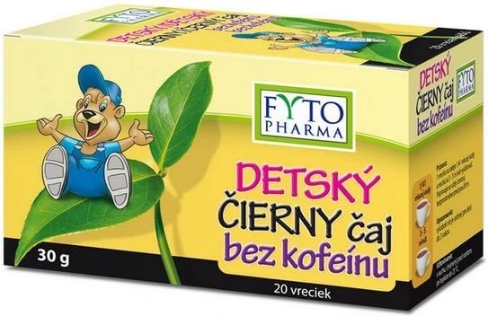 Fyto Pharma FYTO CHILDREN'S BLACK tea pliculețe de ceai decofeinizat 20 x 1,5 g