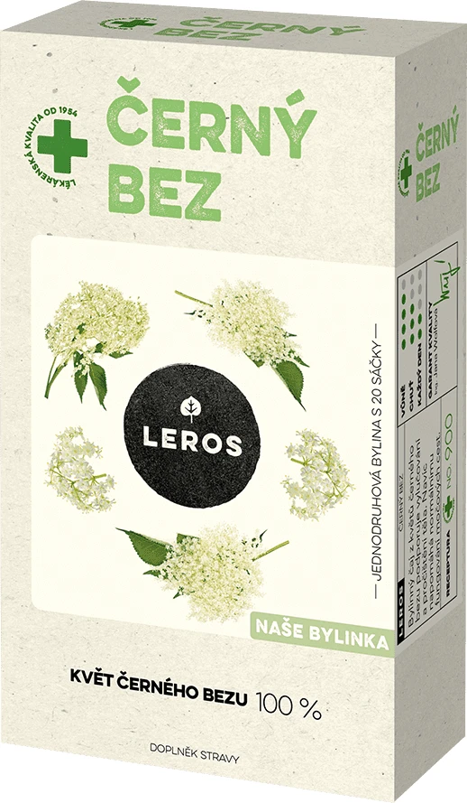 Leros Plantele noastre, fructe de soc negru 20 x 1 g
