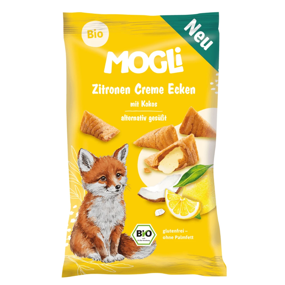 Mini pernute crocante Bio, Crema de Cocos si Lamaie, 30 g, Mogli