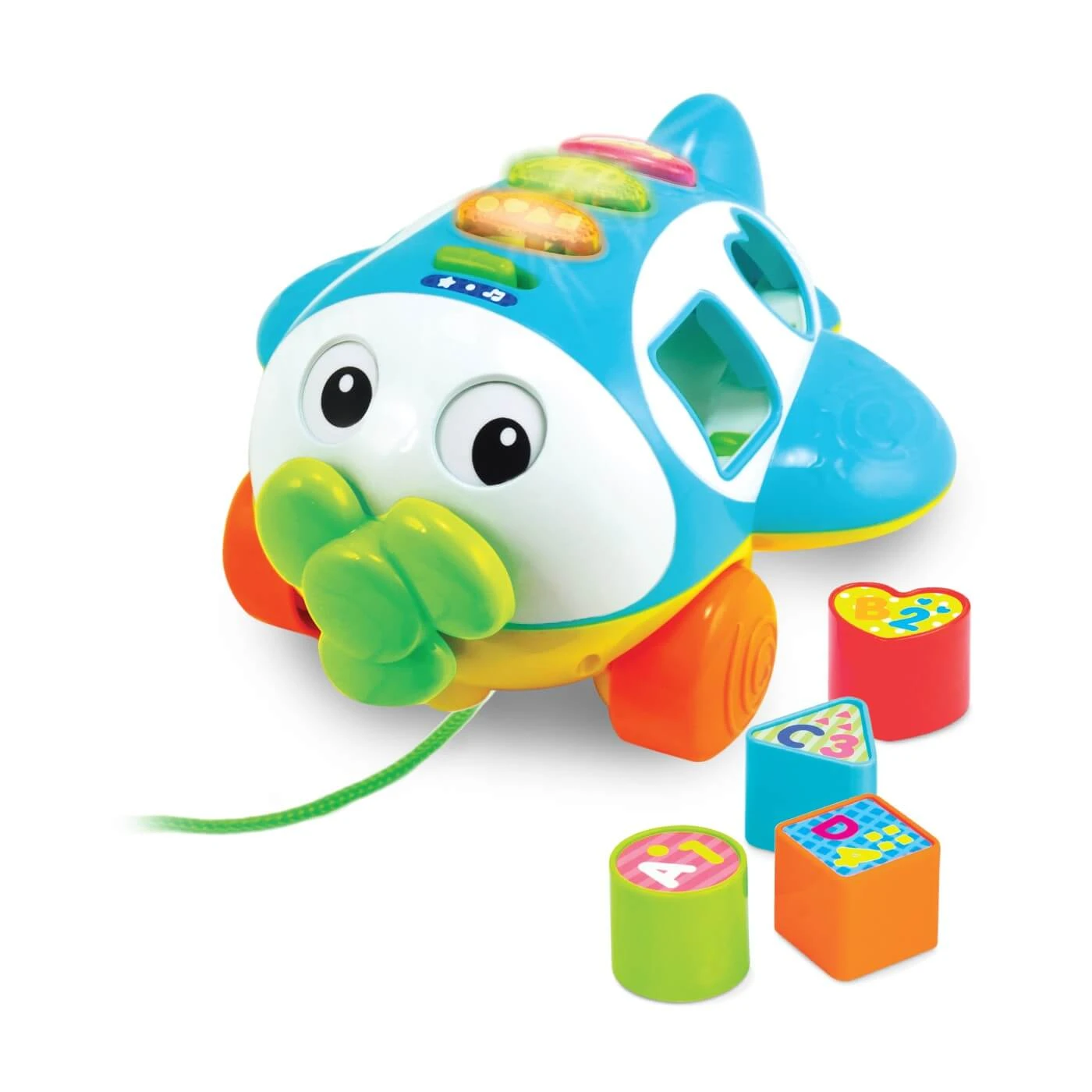 Jucarie de impins Avion cu Activitati, + 1 an, Winfun