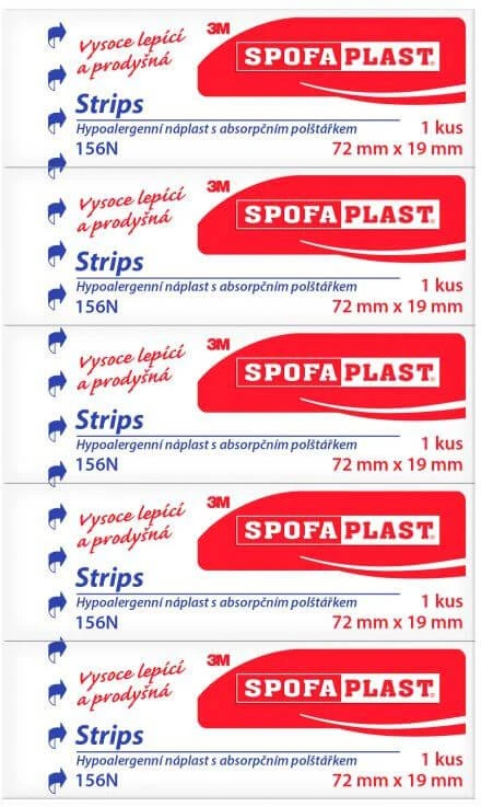 Spofaplast 3M patch 72x19mm 5 buc