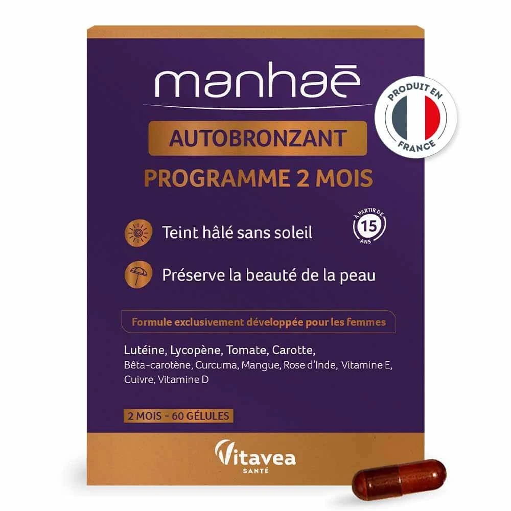 Manhaé Self-Tanning 60 capsule