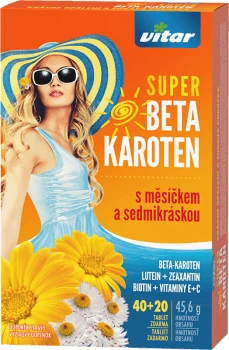 Revital VITAR Super-beta caroten 40+ 20 comprimate