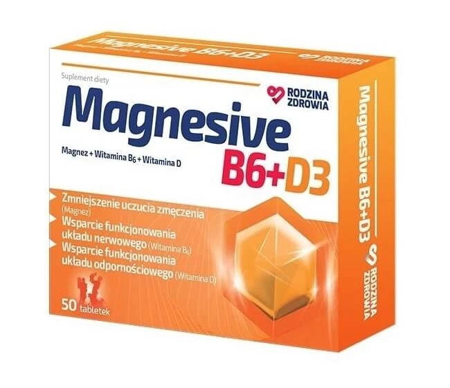 Family Health Magnesive B6 + D3, 50 comprimate