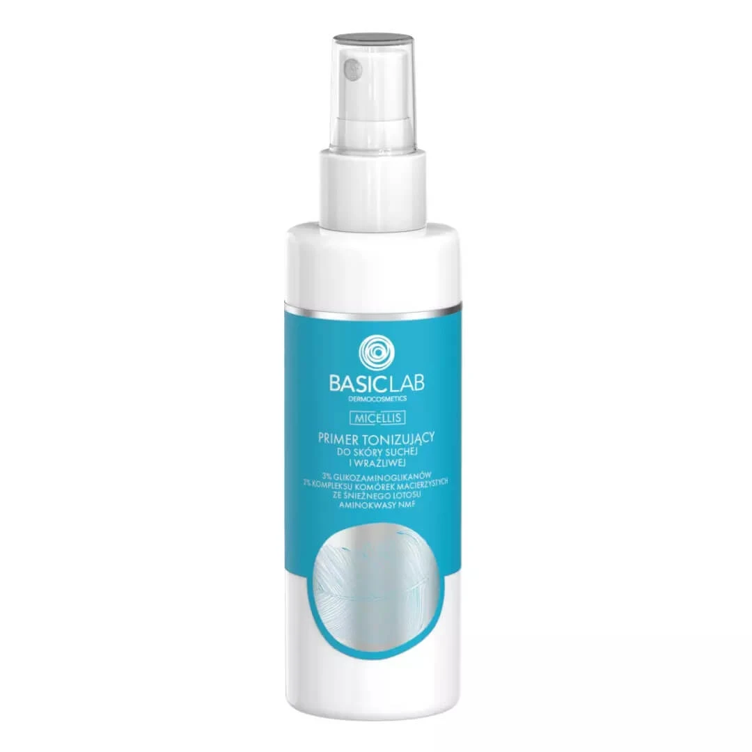 BasicLab Toning Primer pentru piele uscată și sensibilă, 150ml