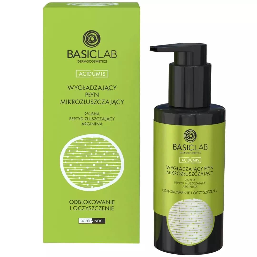 BasicLab Loțiune concentrată micro-exfoliantă cu 2% BHA și tripeptidă exfoliantă, 100ml
