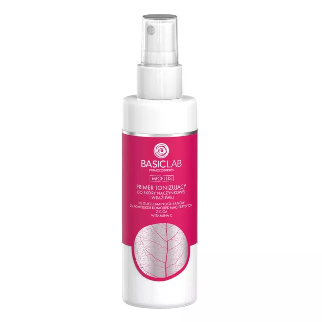 BasicLab Toning Primer pentru pielea capilară și sensibilă, 150ml