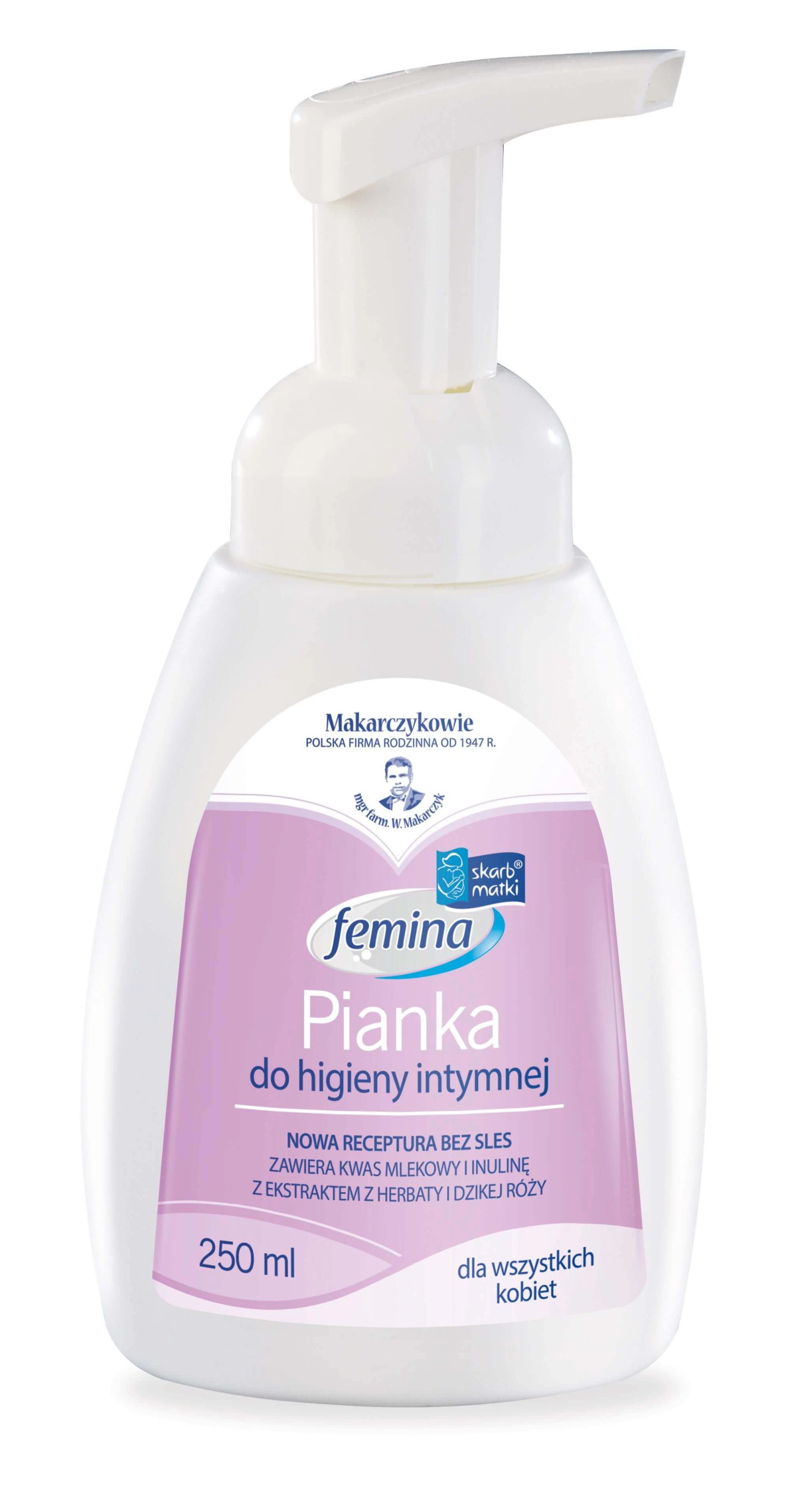 Skarb Matki Femina spumă de igienă intimă 250 ml