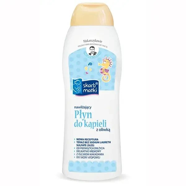Skarb Matki loțiune de baie hidratantă cu ulei de măsline pentru bebeluși și copii 250 ml