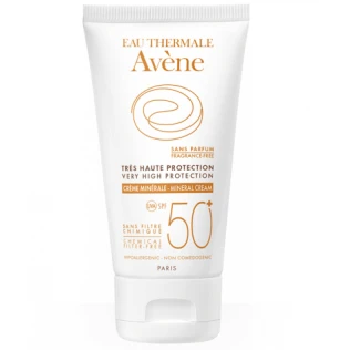 Avene Sunscreen Cremă cu filtru fizic SPF50, 50ml