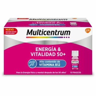 Multicentrum Energia & Vitalitate 50+, 15 sticle 7ml aromă de zmeură
