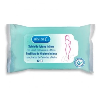 Alvita Șervețele intime 12u
