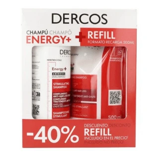Vichy DUPLO Dercos Șampon stimulant 2x390ml