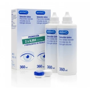 Alvita DUPLO Acid hialuronic cu soluție unică 2x360ml