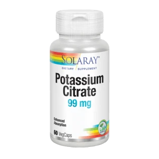 Solaray Citrat de potasiu 60 VegCaps