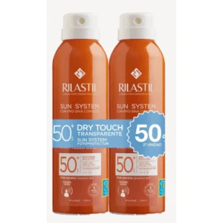 Rilastil Sun System DUPLO Spray Dry Touch SPF50+, 2x200ml