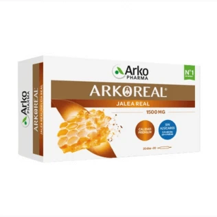 Arkoreal Royal Jelly 1500mg Fresh Organic Royal Jelly fără zahăr 20 fiole