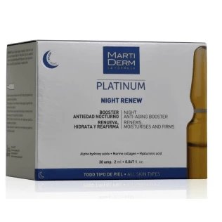 Fiole Martiderm Platinum Night Renew, 30Uds x 2ml