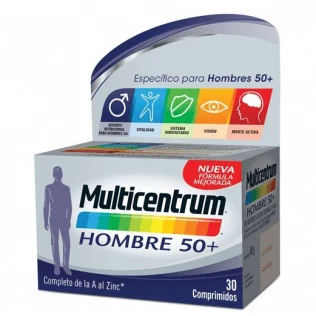 Multicentrum Man 50+ , 30 comprimate