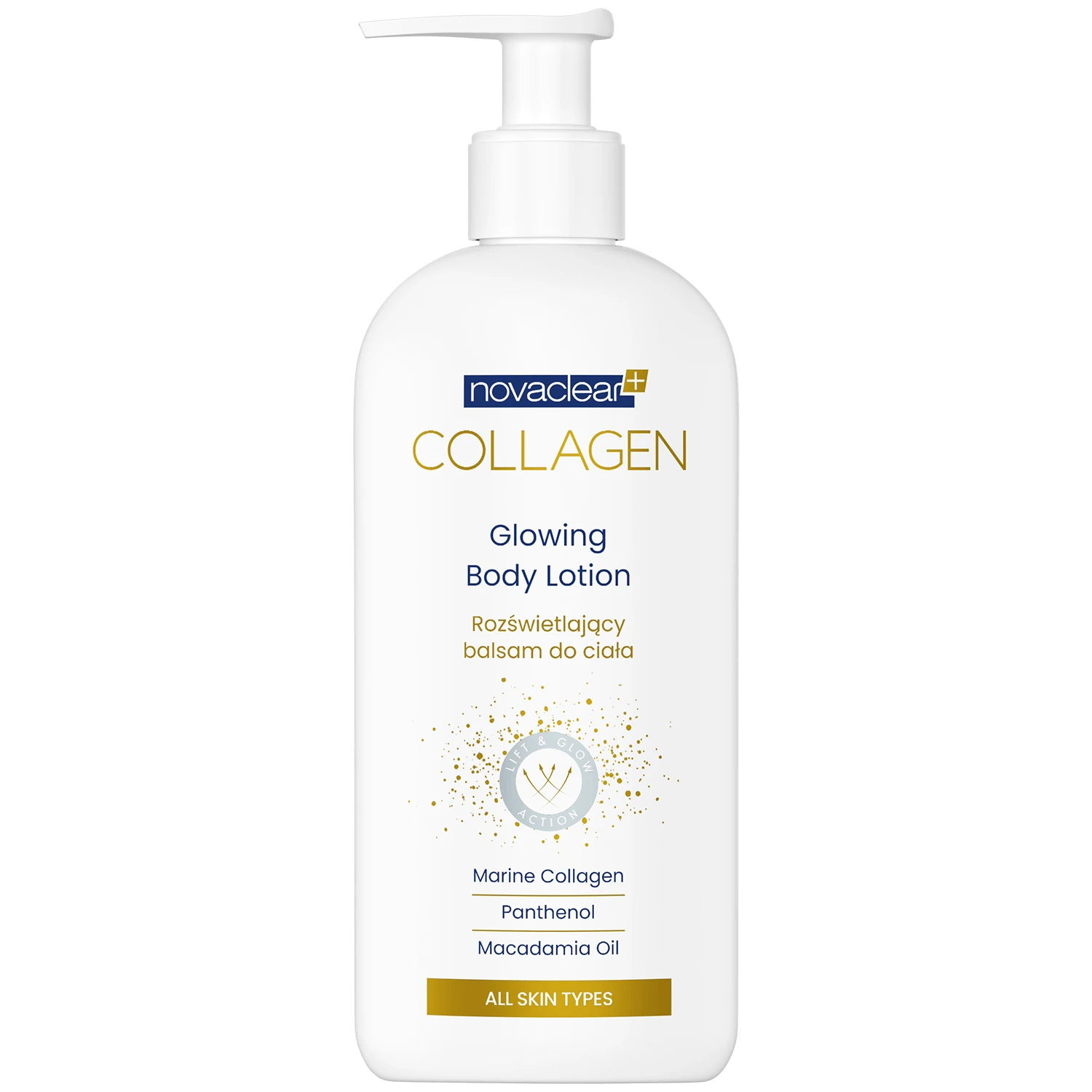 Novaclear Colagen, loțiune de corp iluminantă, 180 ml