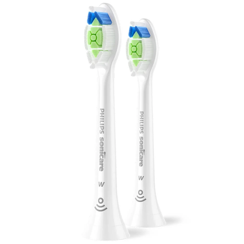 Philips, vârfuri de schimb pentru periuța de dinți sonică Sonicare W2 Optimal White, alb, 4 bucăți
