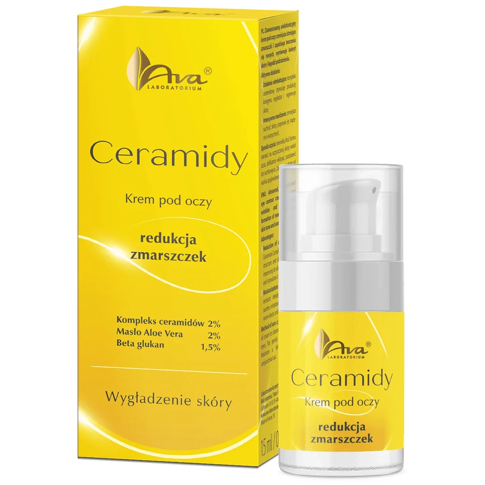 Ava Ceramides, cremă de ochi pentru reducerea ridurilor, 15 ml