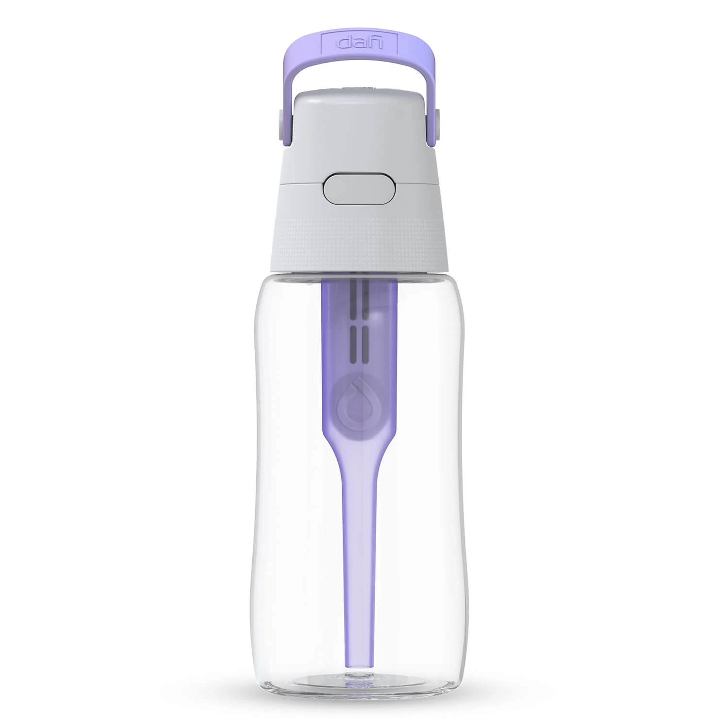 Dafi Solid, sticlă cu filtru de apă, lavanda, 0,5 l + filtru de apă, 1 buc