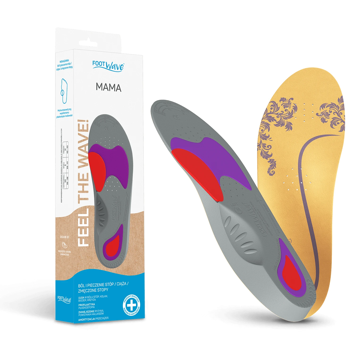 FootWave Mama, orteze, XSmall, 35-38, 1 pereche