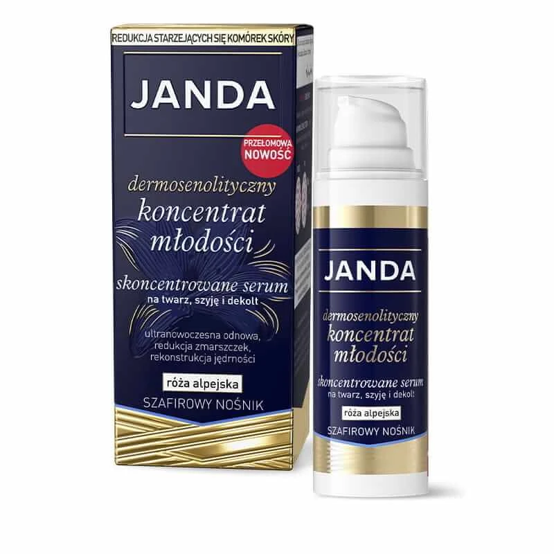 Janda Sapphire Carrier, concentrat dermosenolitic pentru tineri, 30 ml