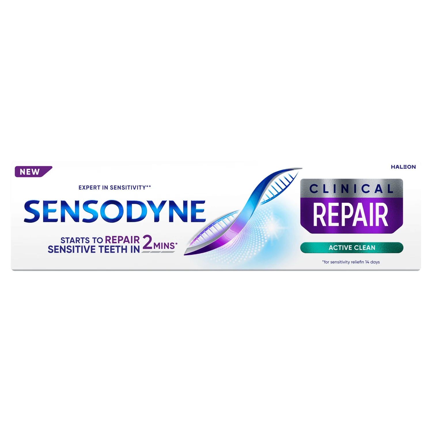 Sensodyne Clinical Repair Active Clean pastă de dinți pentru dinți hipersensibili, 75 ml