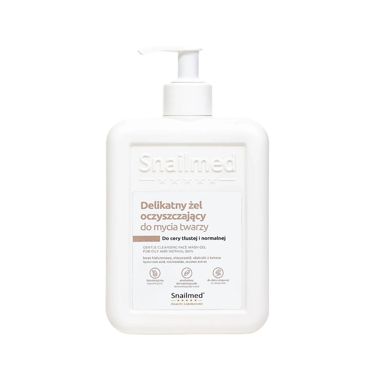 Snailmed, gel delicat de curățare facială, piele grasă și normală, 320 ml