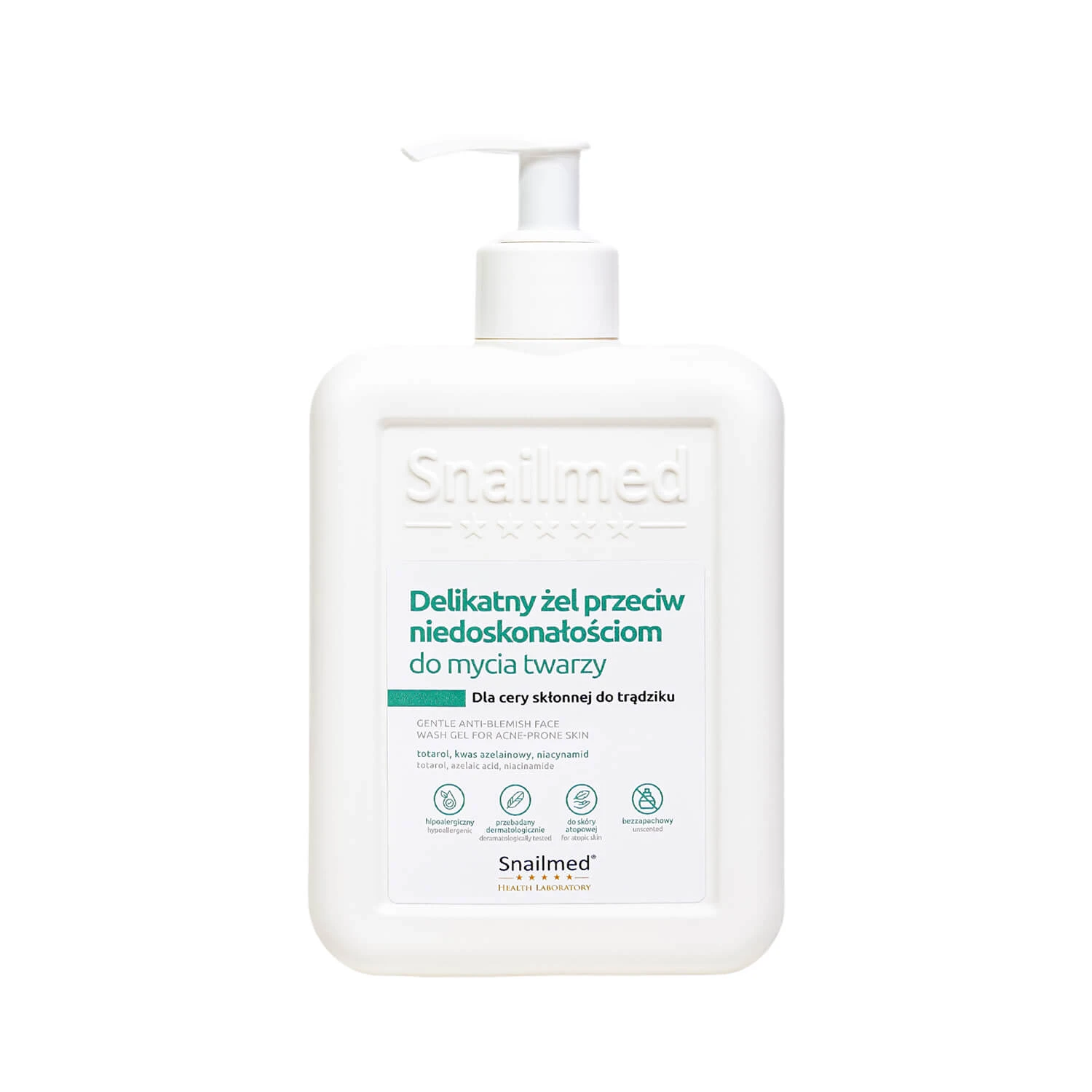 Snailmed, gel delicat de curățare facială împotriva imperfecțiunilor, piele predispusă la acnee, 320 ml