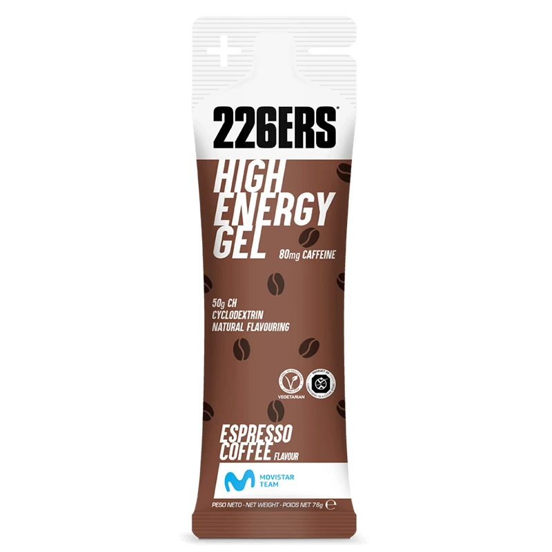 226Ers High Energy Gel Caffeine, gel energetic cu cafeină, cafea espresso, 76 g
