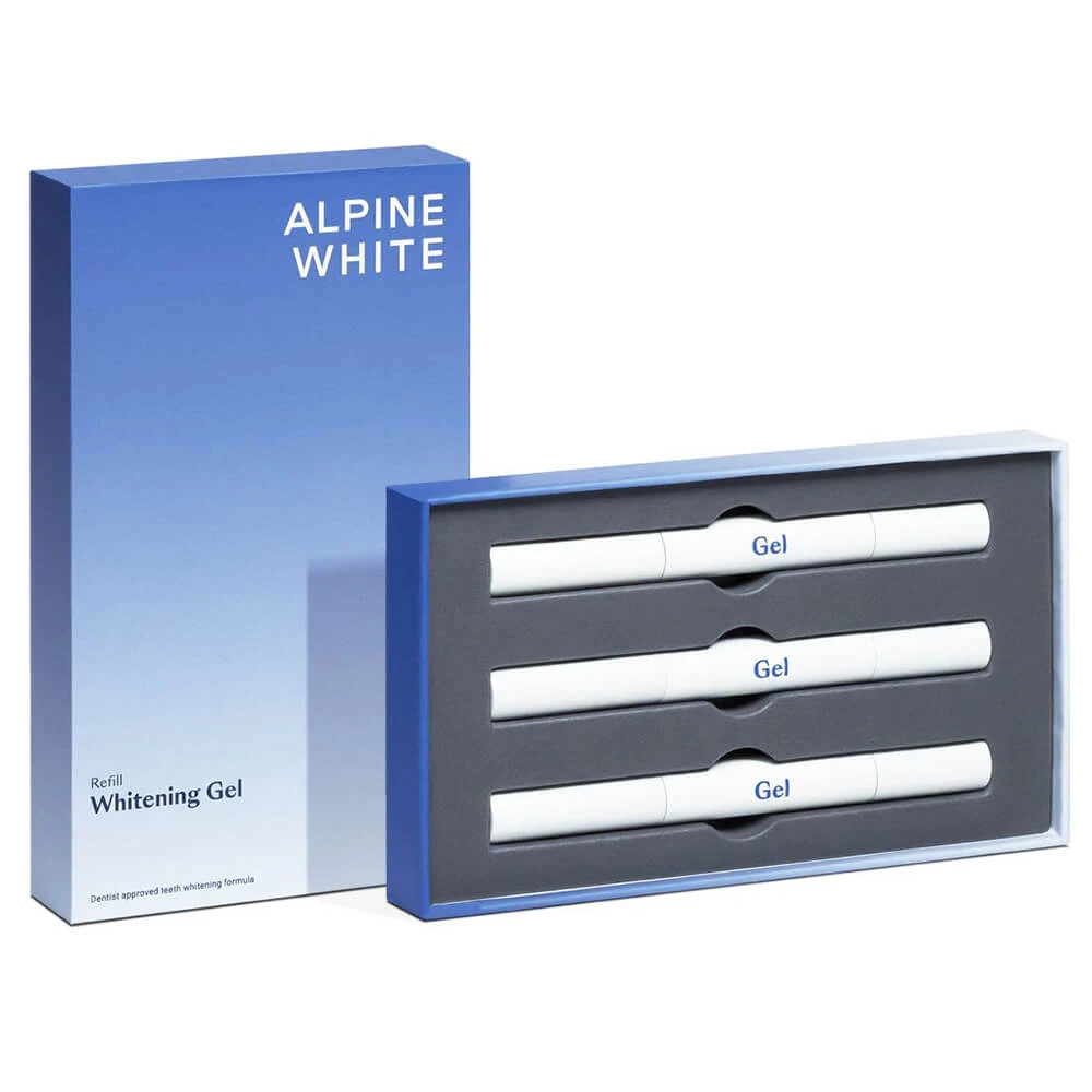 Alpine White Whitening, Gel albitor pentru dinți, 3 x 2 ml