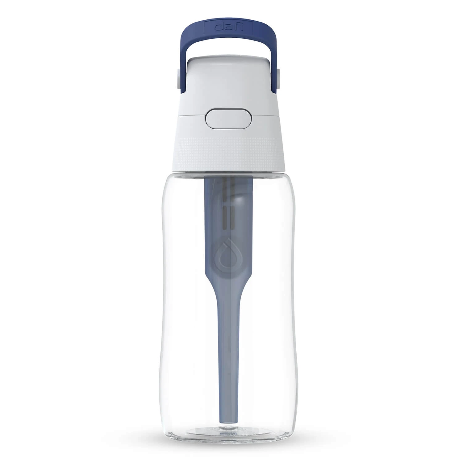Dafi Solid, sticlă cu filtru, denim, 0,5 l + filtru de apă, 1 buc