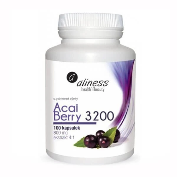 Aliness Acai Berry 3200, 100 capsule vegetale