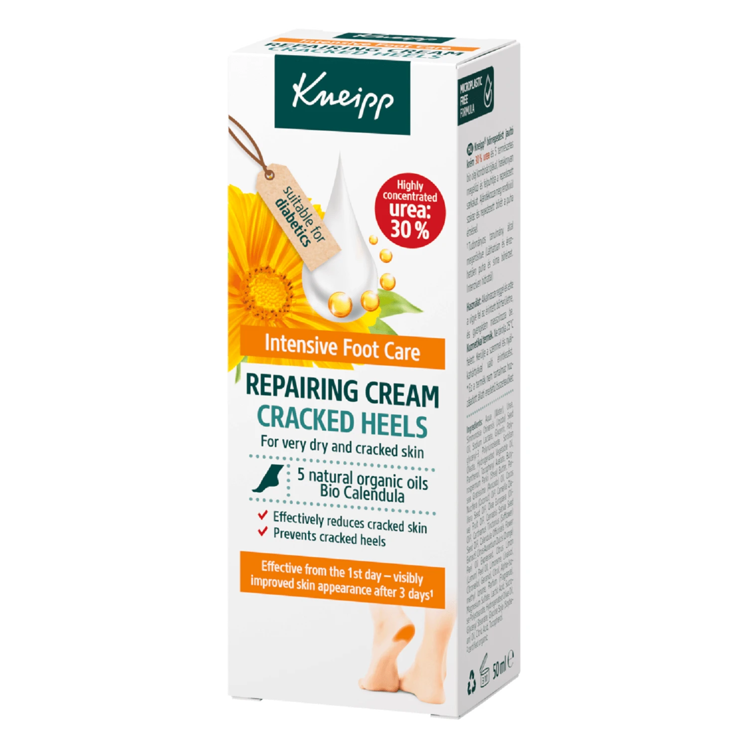 Kneipp, cremă regenerantă pentru călcâie crăpate, 50 ml