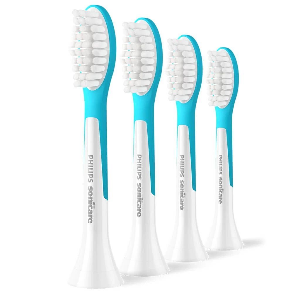 Philips, vârfuri de schimb pentru periuța de dinți sonică Sonicare For Kids 7+, de la 7 ani, 4 bucăți