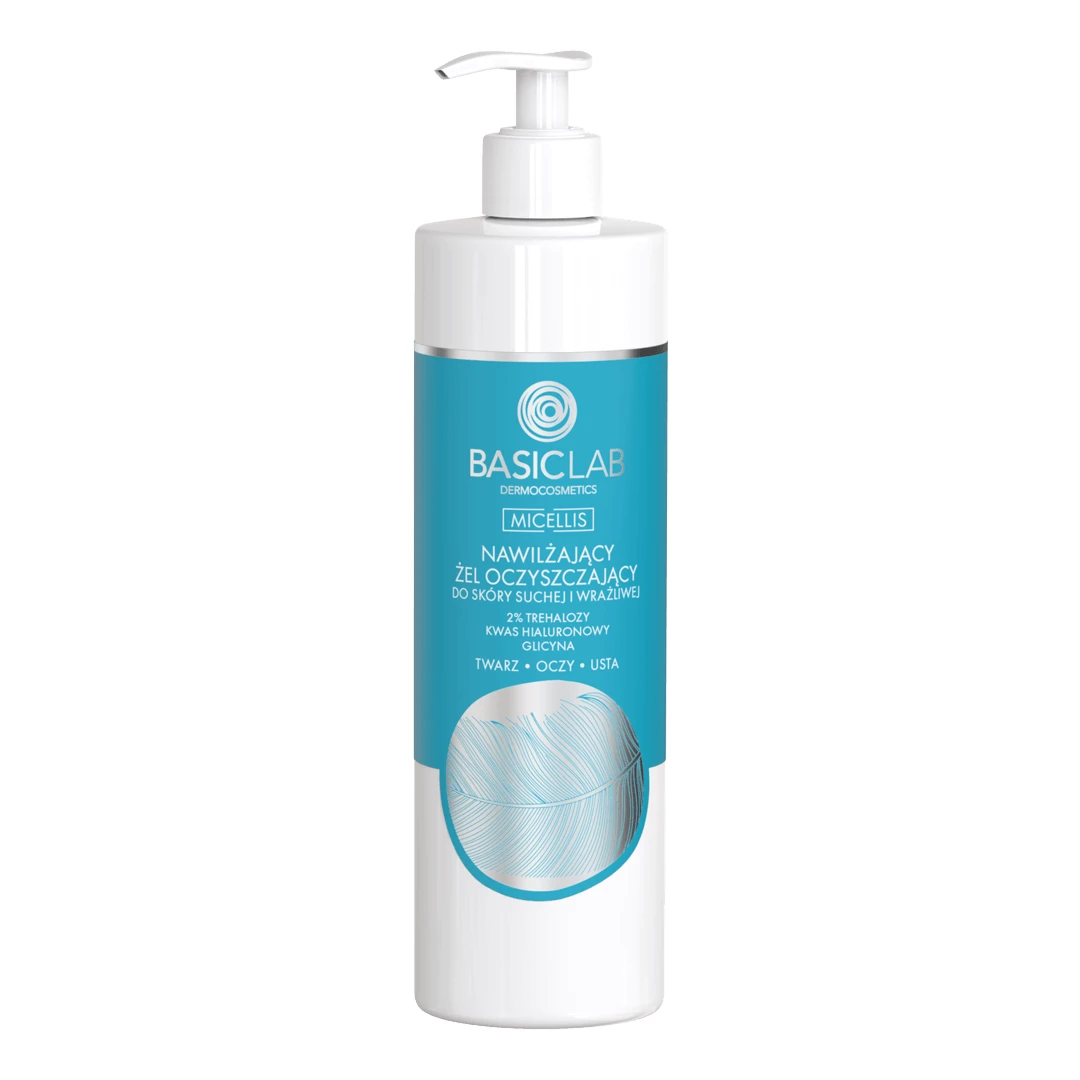 BasicLab Micellis, gel de curățare hidratant pentru pielea uscată și sensibilă, 300 ml