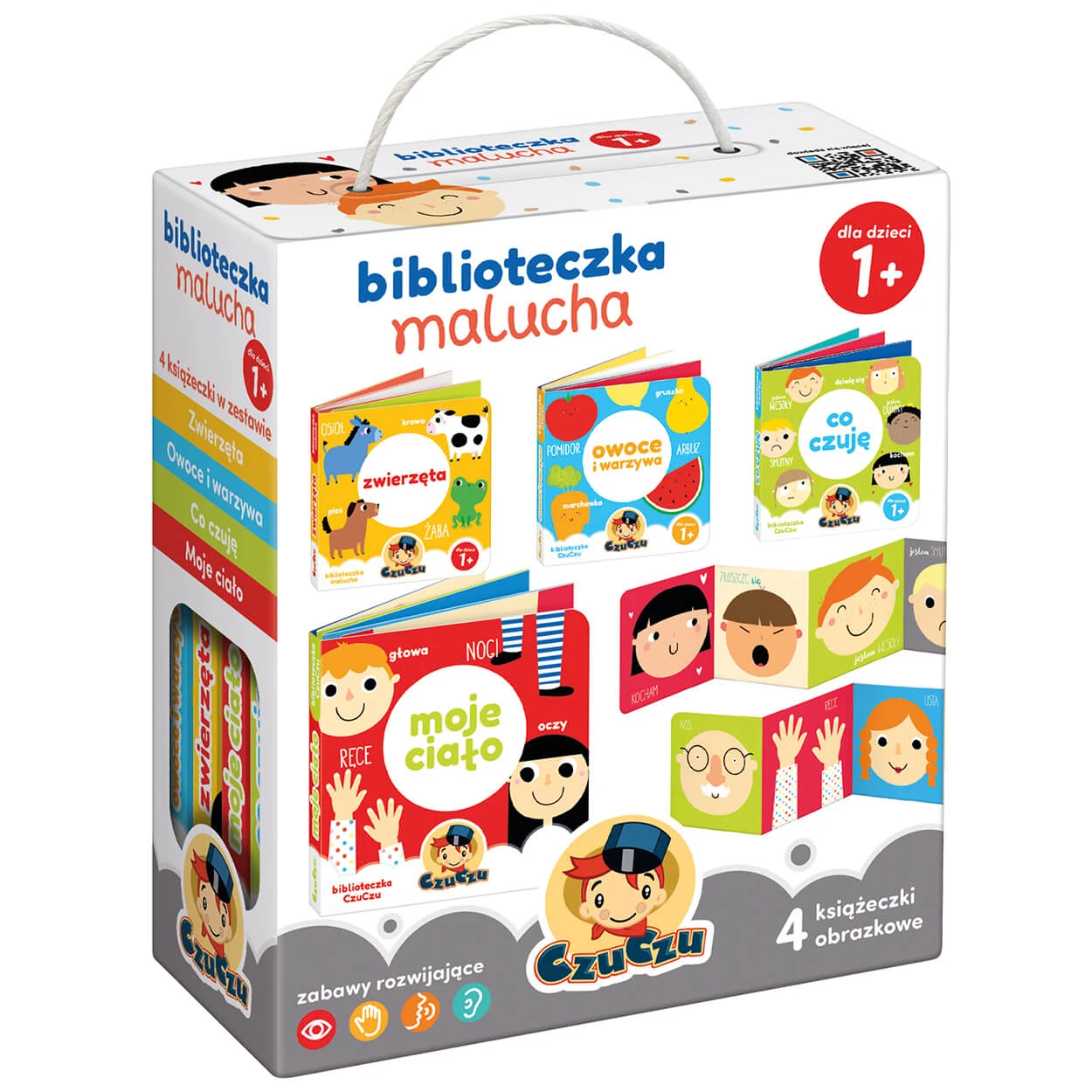 CzuCzu Little book, 4 cărți pentru copii de la 12 luni