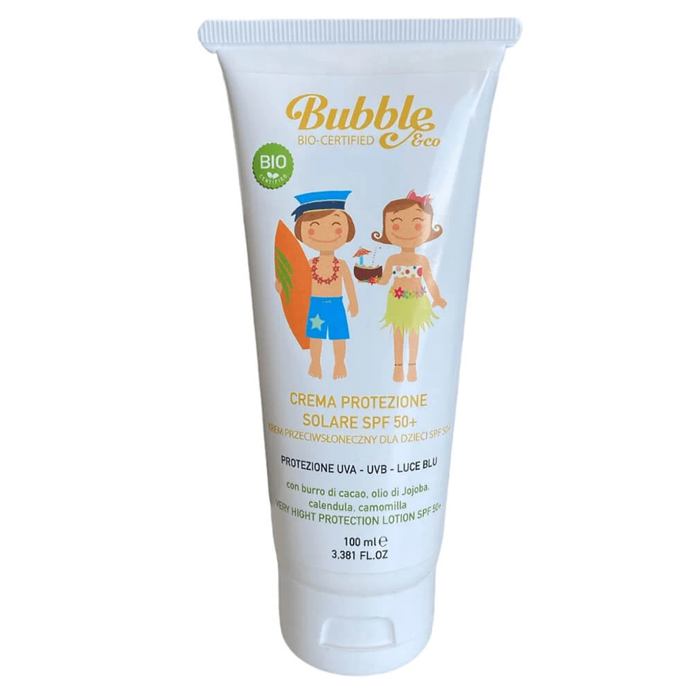 Bubble & Co, protecție solară organică pentru copii de la naștere, SPF 50+, 100 ml