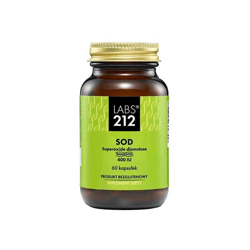 Labs212 SOD Superoxid dismutază, 60 capsule