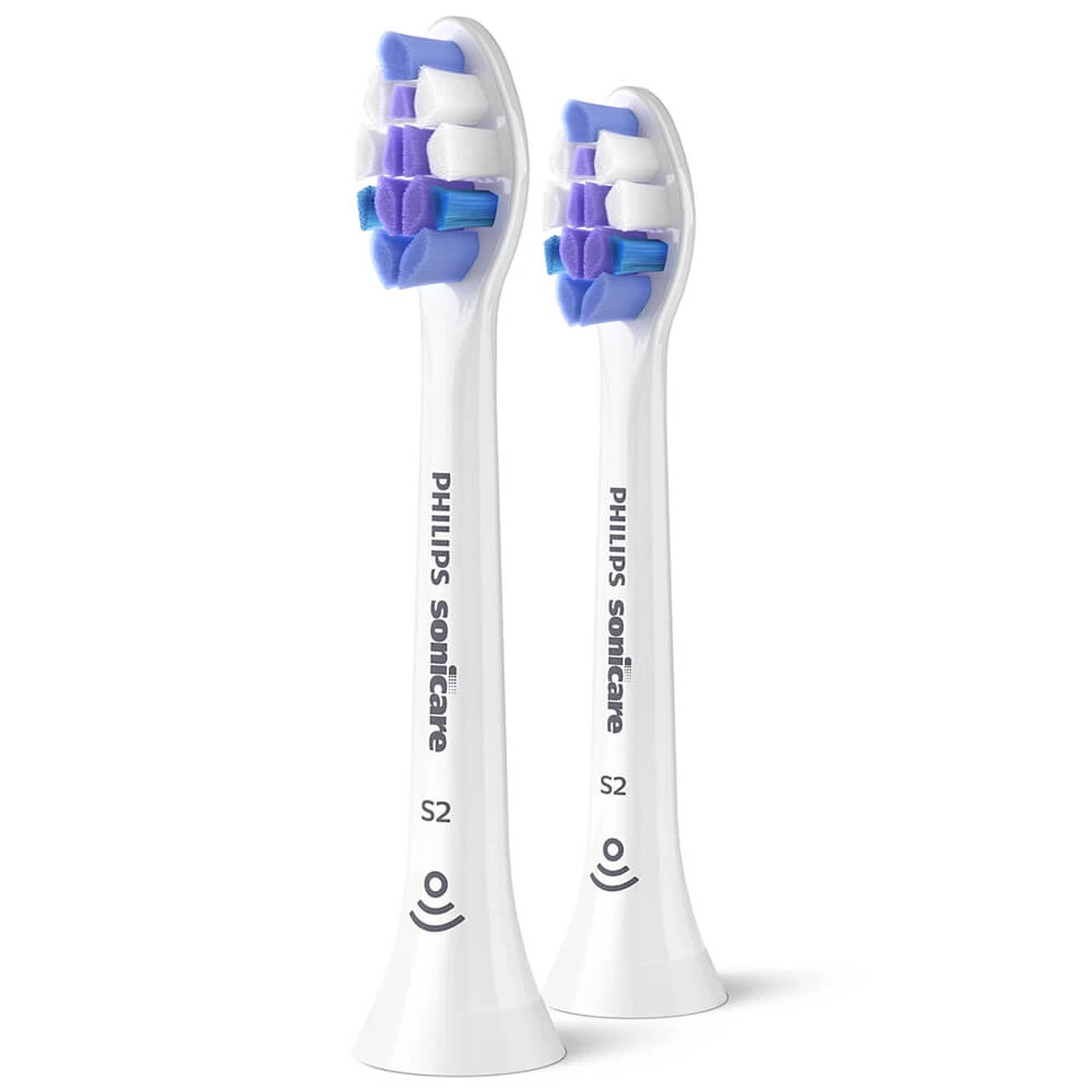 Philips, vârfuri de schimb pentru periuța de dinți sonică Sonicare S Sensitive, alb, 2 bucăți